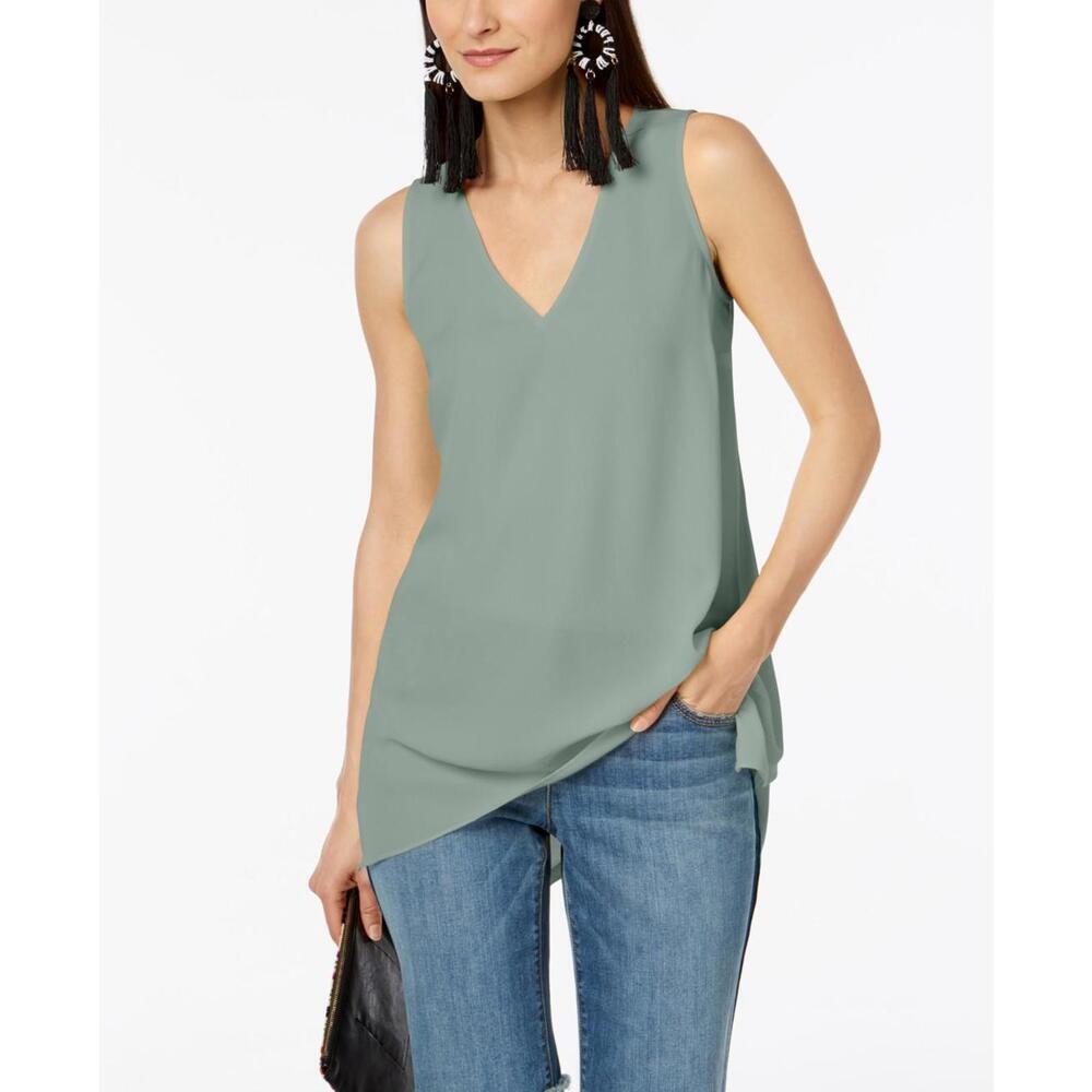 Inc International Concepts Womens Handkerchief Hem Top Size M - Picture 2 of 2